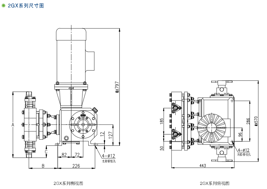 GX、2GX系列機械隔膜計量泵