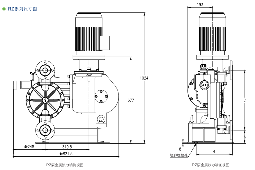 RZ系列液壓隔膜計量泵